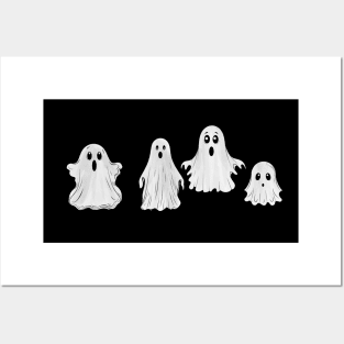 Cute Little Ghosts Posters and Art